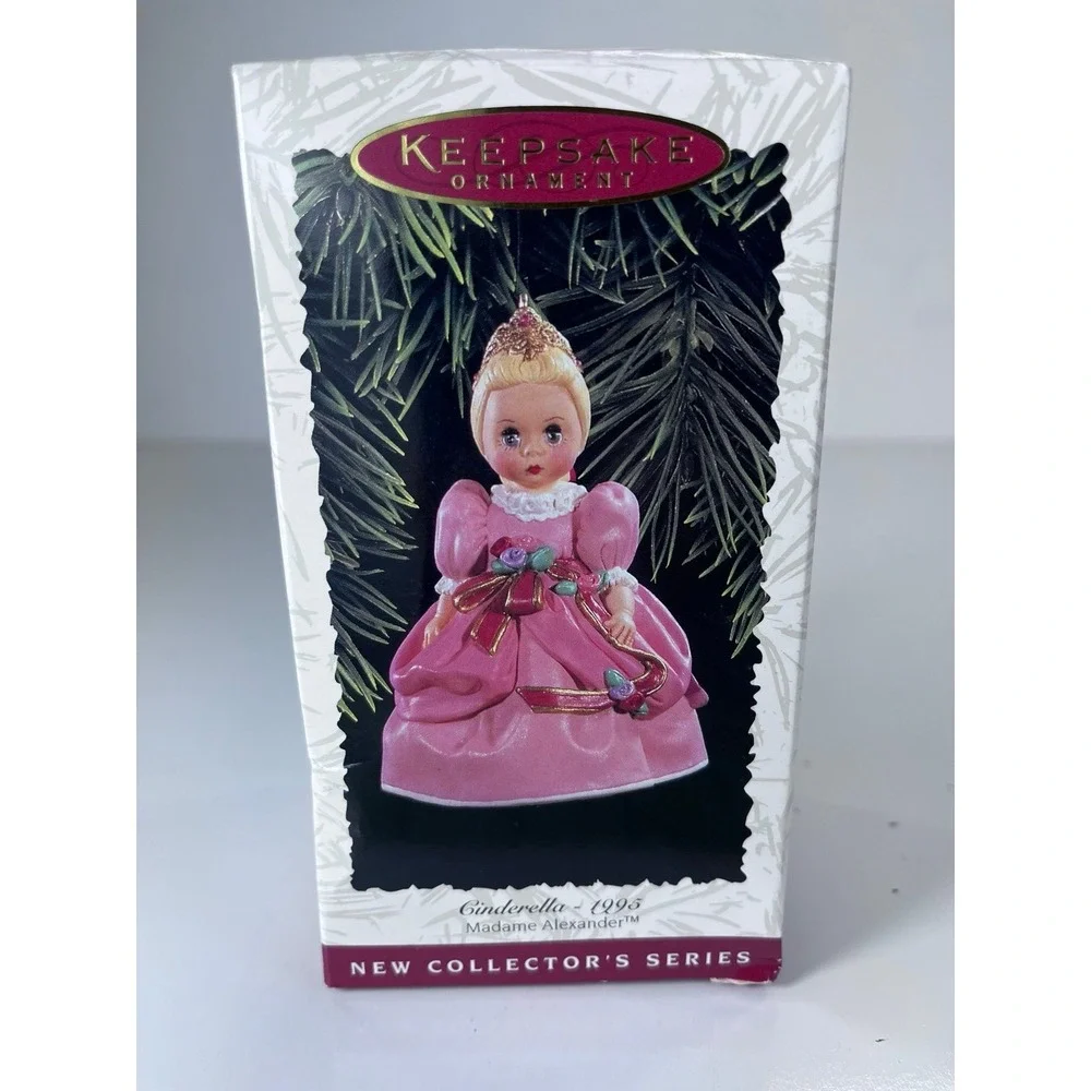 Lot 4 Hallmark Keepsake Madame Alexander‎ Doll Ornaments 1991-2000 Vintage Boxed